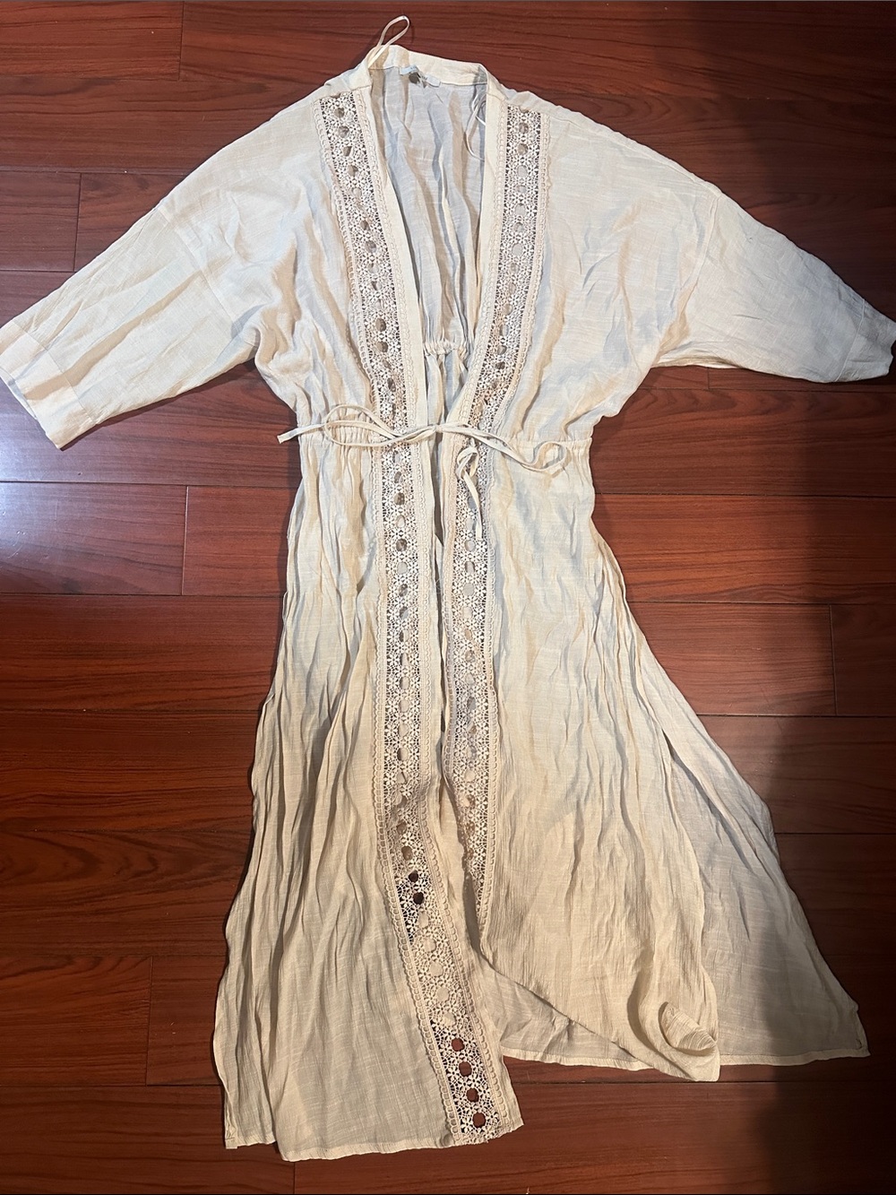 Love Tree Cream Swim Coverup